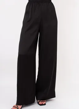 Женские шелковые брюки палаццо ROYAL SILK 4329/050 Giulia (black), черный