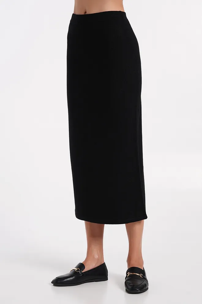 Юбка из шерсти мериноса FREYJA 8502/230 Giulia (black), черный