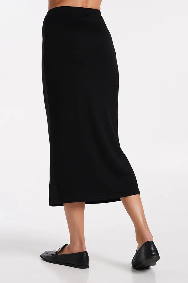 Юбка из шерсти мериноса FREYJA 8502/230 Giulia (black), черный