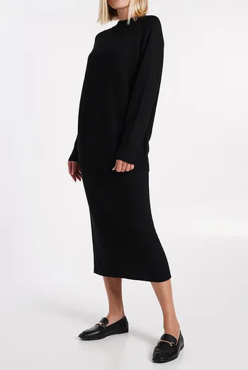 Юбка из шерсти мериноса FREYJA 8502/230 Giulia (black), черный