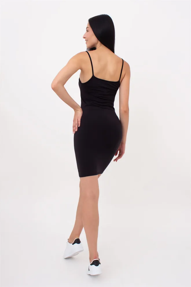 Бесшовное платье DRESS MINI GIULIA x Lichi by Lichi (black), черный