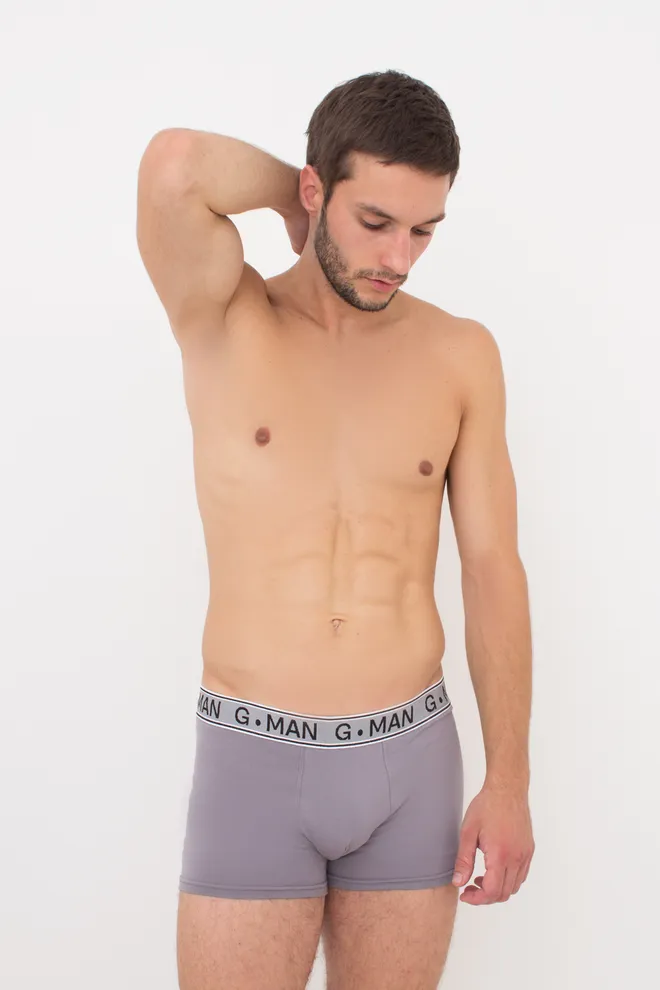 Мужские трусы боксеры G-man 20401/60 Giulia (grey)