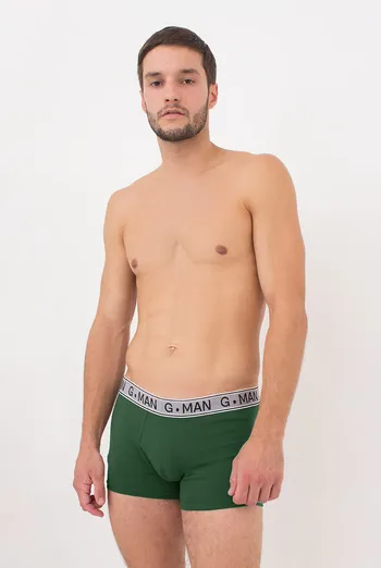 Мужские трусы боксеры G-MAN 20401/60 Giulia (pine green), зелёный Мужские трусы боксеры G-MAN 20401/60 Giulia (pine green), зелёный