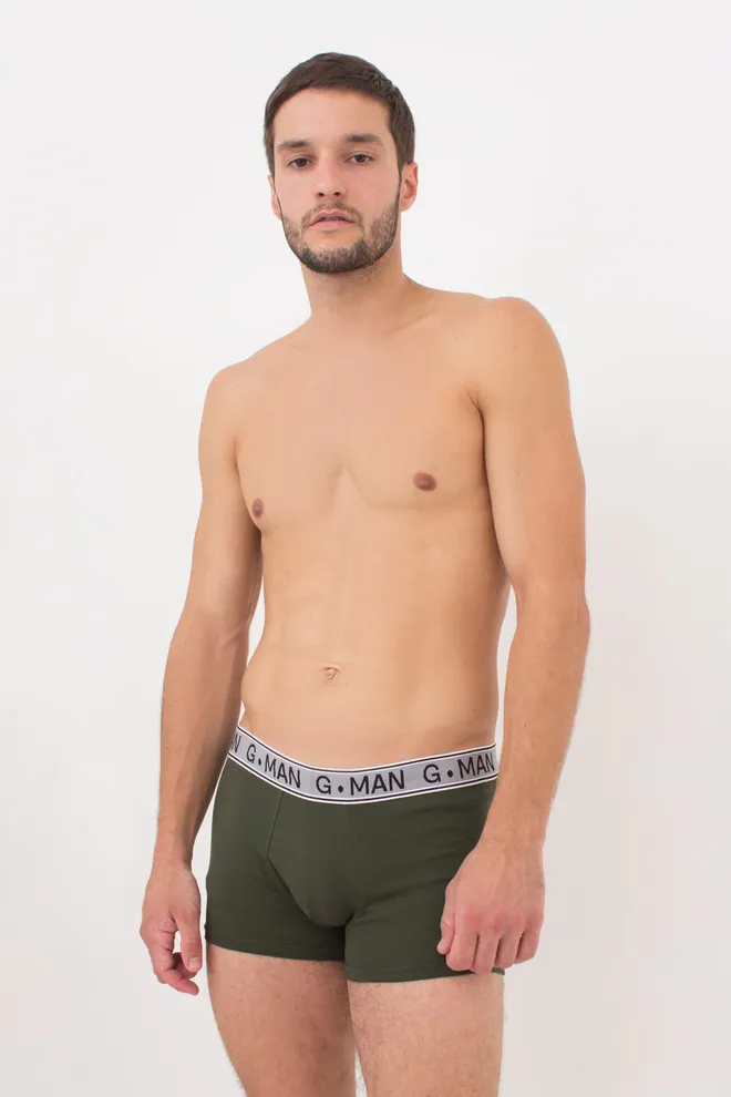 Мужские трусы боксеры G-MAN 20401/60 Giulia (khaki), зеленый