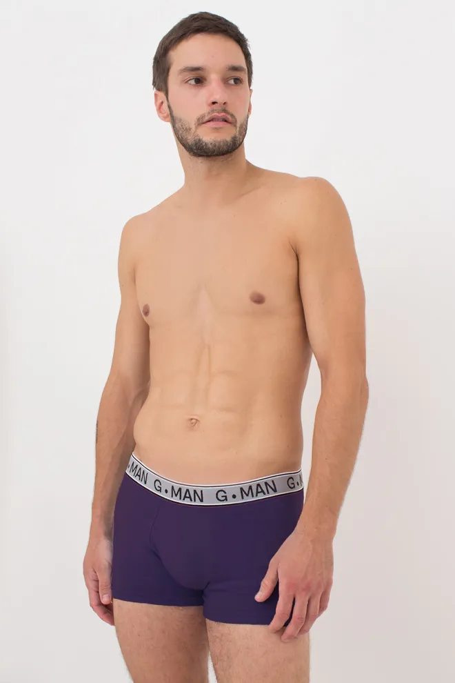 Мужские трусы боксеры G-MAN 20401/60 Giulia (dark purple), фиолетовый