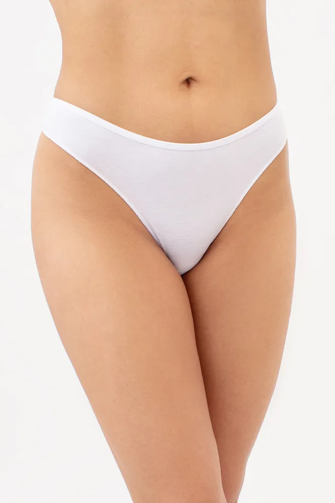 Женские трусики стринги LEILA 2102/60 Giulia (white), белый