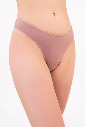 Женские трусики стринги LEILA 2102/60 Giulia (mokko), коричневый