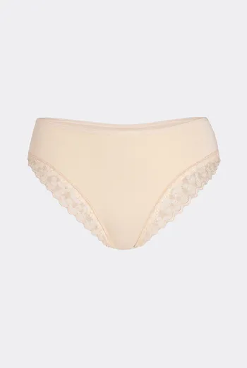 Хлопковые слипы с кружевом LADY LACE 2316/61 Giulia (beige), бежевый Хлопковые слипы с кружевом LADY LACE 2316/61 Giulia (beige), бежевый