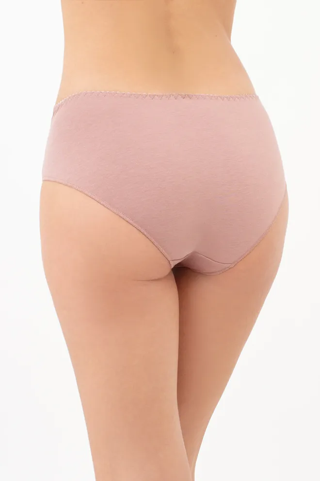 Трусы слипы с кружевной вставкой BASIC CHIC 2317/61 Giulia (mokko), коричневый