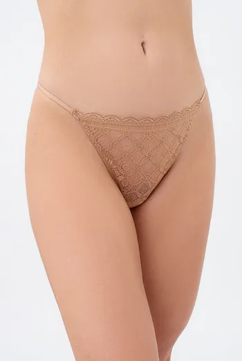 Трусики стринги из кружева MIA 2112/31 Giulia (macchiato), бежевый Трусики стринги из кружева MIA 2112/31 Giulia (macchiato), бежевый