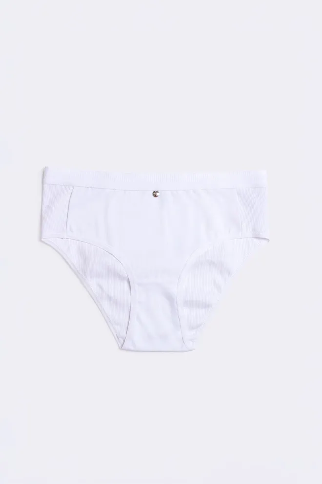 Трусики слипы в рубчик URBAN RIB 2319/60 Giulia (white), белый