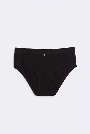 Трусики слипы в рубчик URBAN RIB 2319/60 Giulia (black), черный