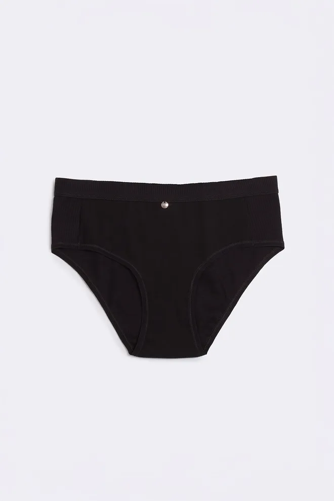 Трусики слипы в рубчик URBAN RIB 2319/60 Giulia (black), черный