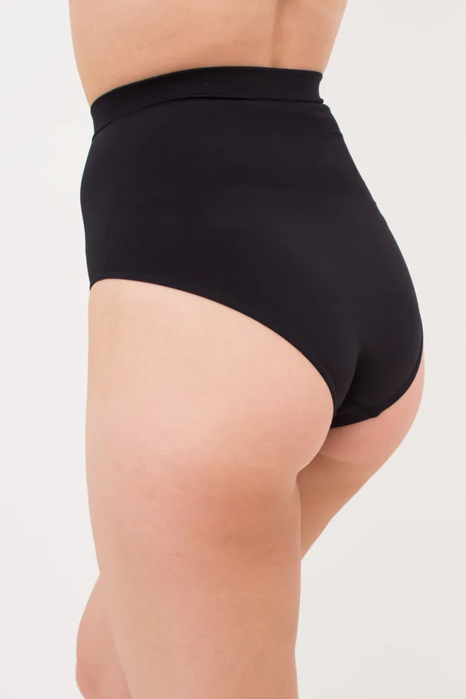 Жіночі безшовні трусики сліпи моделюючі SLIP MODELLING Giulia (black), чорний