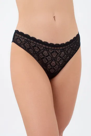 Женские трусики бразилиана из кружева и микрофибры TIFFANY 2226/36 Giulia (black), черный Женские трусики бразилиана из кружева и микрофибры TIFFANY 2226/36 Giulia (black), черный