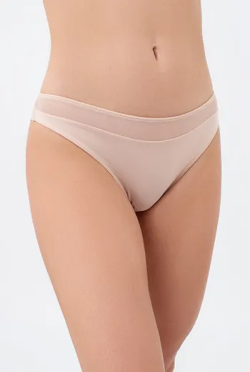 Женские трусики бразилиана из микрофибры L5126BR-M Giulia (бежевый) Женские трусики бразилиана из микрофибры L5126BR-M Giulia (бежевый)