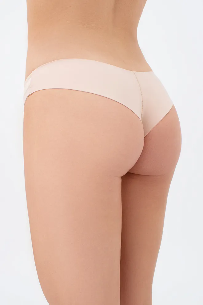 Женские трусики бразилиана из микрофибры L5126BR-M Giulia (бежевый)