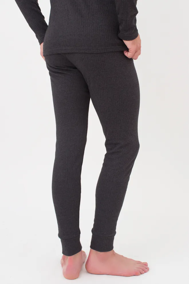 Хлопковый комплект лонгслив и штаны THERMO SPORT 9902/190, серый