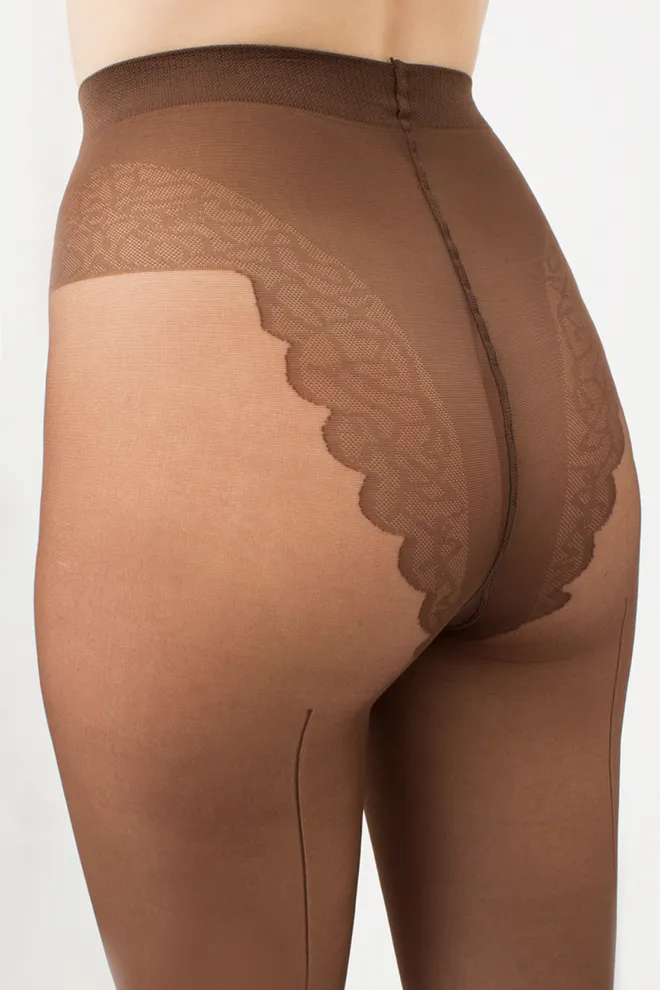 Колготки со швом Chic bikini 20 den Giulia (cappuccino)